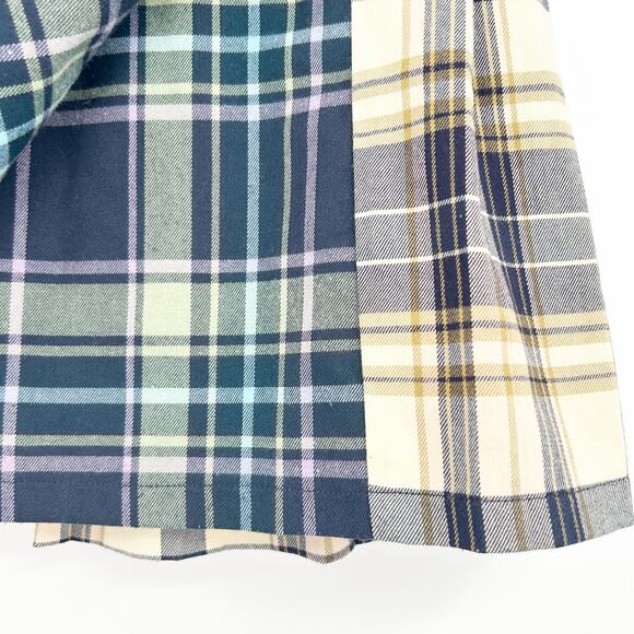 Urban Outfitters UO Womens Preppy Academia Tartan Plaid Pleated Mini Skirt Small - Picture 3 of 7